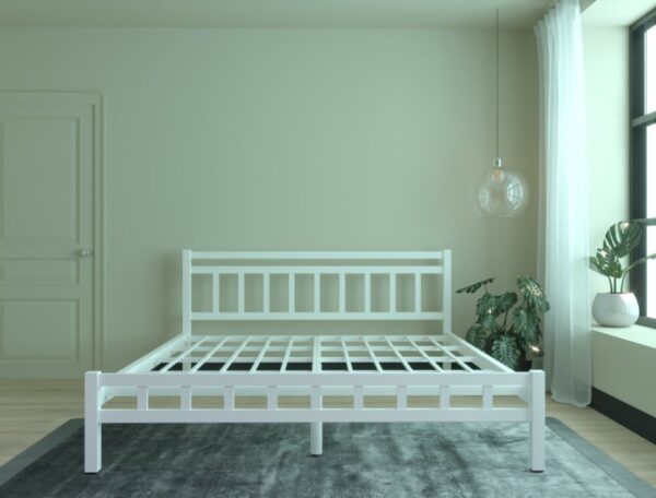 bed bedframe bedroom design white